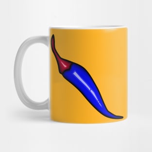 Blue Hot Chili Pepper Mug